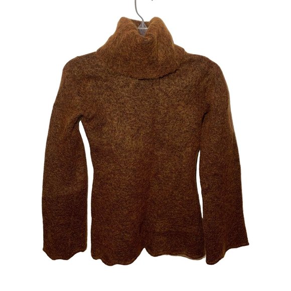 Alexandre Bartlett --Mohair Wool Blend Copper Colored Turtle Neck Sweater Size M - Picture 5 of 10